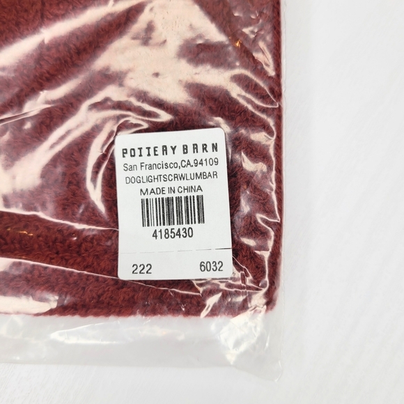 Pottery Barn Holiday Dog Pillow Cover - Red - Picture 3 of 3